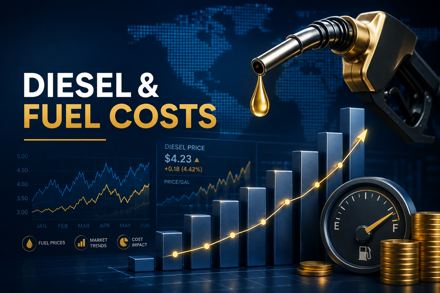 August 2026 Diesel Fuel Price Update by U.S. Region