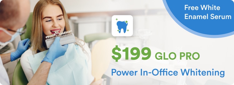 GLO Pro Whitening Offer, $199 GLO Pro Power Whitening + Free White Enamel Serum
